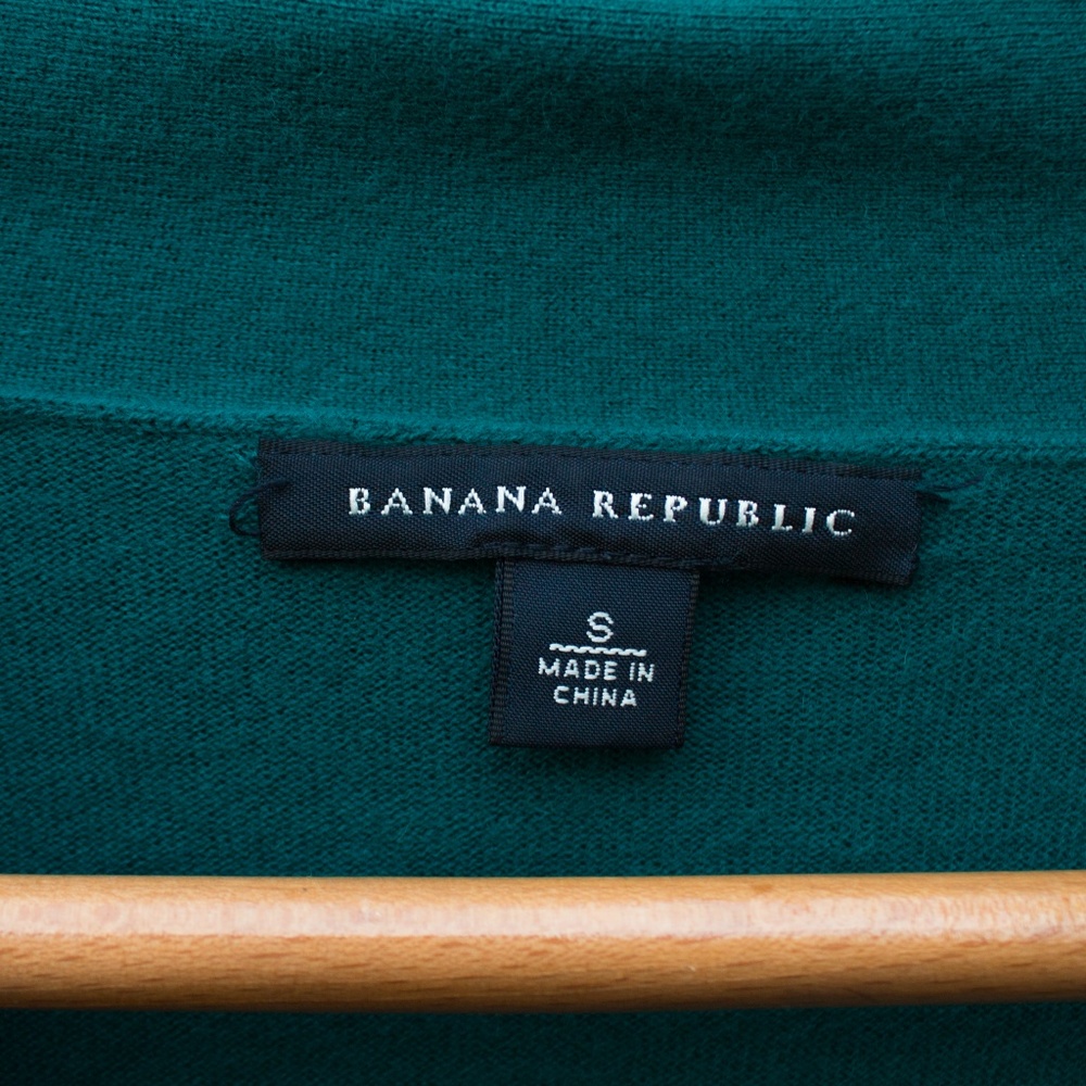 ✨Banana Republic | Long Tie Front Green Sweater - Picture 3 of 5